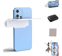 Mirror Effect Lens - Capture Stunning Reflections Instantly, Smartphone Camera Mirror Reflection Clip Kit, Clip Reflection Mirrors for Phone Back Cameras for Travels (White*1)