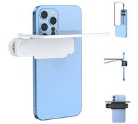 Mirror Effect Lens - Capture Stunning Reflections Instantly, Smartphone Camera Mirror Reflection Clip Kit regolabile Photo Flip Mirror for Creative Travel Shots (White)