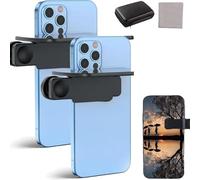 Mirror Effect Lens - Capture Stunning Reflections Instantly, Smartphone Camera Mirror Reflection Clip Kit, Adjustable HD Glass Vertical Clip on Selfie Mirror for Photography (2A,NO Control)