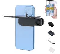 Mirror Effect Lens - Capture Stunning Reflections Instantly, Smartphone Camera Mirror Reflection Clip Kit, for Back Camera, Outdoor Photography (Black,Remote control)