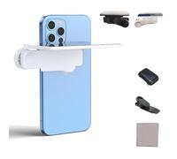 Mirror Effect Lens - Capture Stunning Reflections Instantly, Smartphone Camera Mirror Reflection Clip Kit, the Ordinary Travel Size kit, Adjustable Angle Mobile Phone Camera Mirrors Clip (White)