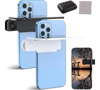 Mirror Effect Lens - Capture Stunning Reflections Instantly, Smartphone Camera Mirror Reflection Clip Kit, Adjustable HD Glass Vertical Clip on Selfie Mirror for Photography (A+B,NO Control)