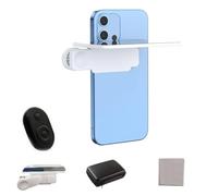 Mirror Effect Lens - Capture Stunning Reflections Instantly, Smartphone Camera Reflection Mirror, djustable HD Glass Smartphone Photography Flip Mirror, for Travel Photography (White)