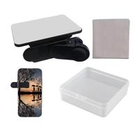 Mirror Effect Lens - Fotocamera per smartphone da 1,38 pollici, kit di clip riflettenti, fotografia rotabile, per espressione artistica, mobile creativo per la ricerca di contenuti
