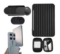 Mirror Effect Lens - Specchio Reflection for Phone Camera | Smartphone Camera Clip Kit, Adjustable Mobile Reflector, HD Glass, Travel-Friendly Photography Accessory Supplies