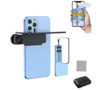 Mirror Effect Lens-Stunning Reflections Instantly, Smartphone Camera Reflection Clip Kit, Selfie Adjustable Glass Photography Flip Mirrors Clips for Outdoor Creative