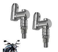 Mirror Extenders, Rearview Mirrors, Aluminum Alloy Adapter, Extending Adjustable Parts for Motorcycles, Outdoor Riders, Touring, Adventure, Bike Enthusiasts, and Riders Safety