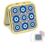 Mirror tascabile Glintz Specchio da viaggio con ingrandimento per ingrandimento portatile Specchio per trucco per ingrandimento per gli occhi malvagi