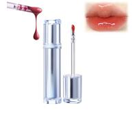 Mirror Tea Light Lip Glaze, Mirror Tea Jelly Light Lip Glaze, Lip Gloss with Metal Applicator, New Ice Watery Lip Gloss - Iced Tea Watery Lip Gloss, Glasting Water Gloss(08#)