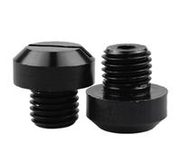 Mirrors Hole Plug | 2 Pieces Rearview Mirror Blanking Plugs | M10x1.25 Rear View Mirrors Holes Plugg Right Left Screw Rust-Proof