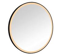 Mirrors & More Darla 81980402 - Specchio in metallo nero