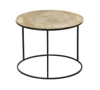 Mirrors & More Patty 82730179 - Tavolino in metallo dorato