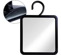 Mirrorvana Specchio da doccia antiappannamento appendibile, ideale per rasatura uomo senza ventosa, specchio bagno senza condensa e infrangibile (plastica, 20 x 18 cm)