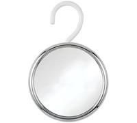 Mirrorvana Specchio da doccia antiappannamento per rasatura con gancio per appenderlo, superficie infrangibile antinebbia e girevole a 360°, 43,2 cm (cromato)