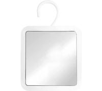 MIRRORVANA specchio da doccia da appendere antiappannamento - superficie infrangibile con gancio girevole a 360° - specchio barba da bagno, 16 x 16 cm