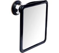 Mirrorvana Specchio doccia antiappannamento con ventosa, bagno, 18 x 20 cm | Infrangibile e resistente agli urti, tenuta salda a parete: una vista sempre chiara, per una rasatura precisa ogni mattina