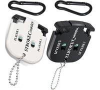 Mirrwin 2 Pezzi Segnapunti Golf, Contatore di Punteggio di Golf con 2 Moschettoni Contatori di Colpi del Giocatore Contatore Manuale Conta Buca Golf per Conteggio, Punteggio Golf Eventi Sportivi