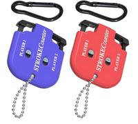 Mirrwin 2 Pezzi Segnapunti Golf, Contatore di Punteggio di Golf con 2 Moschettoni Contatori di Colpi del Giocatore Contatore Manuale Conta Buca Golf per Conteggio, Punteggio Golf Eventi Sportivi