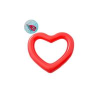 Mirrwin Anello da Nuoto Estivo a Forma di Piscina Anello di Nuoto Gonfiabile a Forma di Cuore Anello Gonfiabile per Nuoto Rosso Anello da nuoto a Forma di Cuore Zattera Gonfiabile per Bambini e Adulti