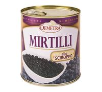 Mirtilli allo sciroppo 900 gr. - Demetra