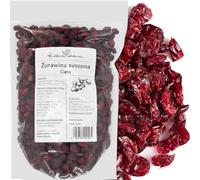 Mirtilli Rossi Essiccati Dolci 1 kg - Frutta Secca Naturale per Snack, Dolci, Muesli e Ricette Casalinghe | KUCHNIA ZDROWIA
