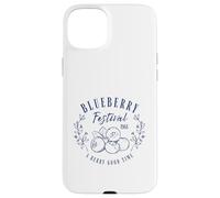 Mirtillo Festival Vintage Lineart Illustrazione Mirtilli Custodia per iPhone 15 Plus