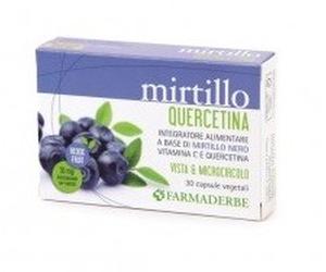 Mirtillo quercetina 20 capsule farmaderbe