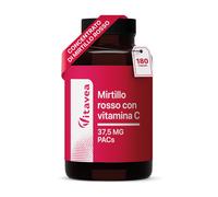 Mirtillo Rosso Con Vitamina C 1250 mg Di Succo Di Mirtillo Rosso 180 Capsule