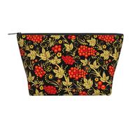 Mirtillo rosso russo tradizionale, Borsa da toilette Borsa per trucco Borsa per cosmetici Borsa da toilette da viaggio portatile