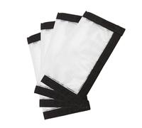 Mirweon 1/4Pcs Chiaro Esca Da Pesca Avvolge Facilmente Vedi Esche Da Pesca Gancio Copre Esche Portatile Attrezzatura Da Pesca Borse Di Stoccaggio, Set da quattro pezzi