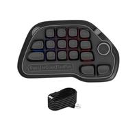 Mirweon 17 Caldo Swappable Numero Meccanico Pad Con VIA Programmabilità USB Wireds Connessione E RGBs Retroilluminato PBT Keycaps Per Il PC Portatile Mappatura del PC Programmabile Numpad