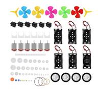 Mirweon 3V 12V Motori Set Con Accessori Per Barca Modelli Robotica E STEM Educazione STEM Motore Giocattolo Set Con Ingranaggi