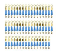 Mirweon 50Pcs Heavy Duty cuscinetti a sfera girevoli con anelli saldati ad alta resistenza in acciaio inox set di pesca Quick Link Snap pesca girelle