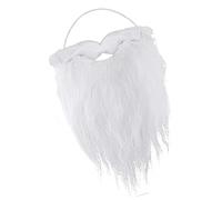 Mirweon Barbe finte Costume Vecchio Baffi Halloween Divertente Barba Trattamenti Per Il Viso Accessori Per Capelli Per Vestire Cosplay Festa Divertente Halloween Baffi