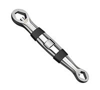 Mirweon Chiave inglese doppia regolabile tascabile 23 in 1 tipo flessibile multifunzione 1/4" a 3/4" 7 mm chiavi regolabili grande