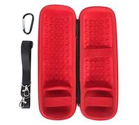 Mirweon Custodie portatili 6 custodie classiche ammortizzanti borse di immagazzinaggio accessori video stoccaggio, Rosso