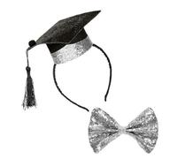 Mirweon Fasce per cappello di laurea per cerimonia di laurea, occhiali accademici per laureati di classe 2024