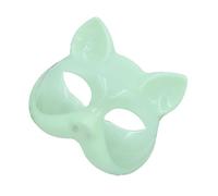 Mirweon Glowing Cats Face Masquerade Halloween Costume per donne uomini Cosplay Masquerade Halloween Dress Up