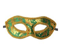Mirweon Mezza faccia del partito di Halloween del partito della maschera degli uomini leggeri per il cosplay di carnevale