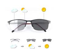 MIRYEA Occhiali da Lettura Fotocromatici Blocco Luce Blu Per Uomo E Donna Occhiali da Sole Occhiali da Vista Intelligent Fotocromatiche Lettura Lettori Anti UV Antiriflesso Affaticamento Rettangolare