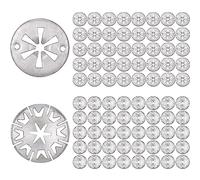 Mis.Moon 80 Pz Clip per Scudo Termico per Auto, Dispositivi di Fissaggio per Scudo Termico Sottoscocca