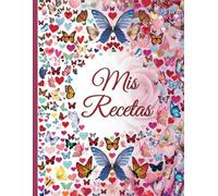 Mis recetas: Cuaderno para 125 recetas | Formato A4