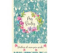 Mis Recetas: Recetario de cocina en blanco para escribir - Cuaderno para 100 Recetas / Formato A5 - 110 páginas.34