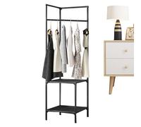 Misaakoeq Appendiabiti ad angolo, Appendiabiti ad angolo - Appendiabiti da terra per ingresso,Scarpiera multiuso, scarpiera angolare per ingresso, lavanderia, camera da letto