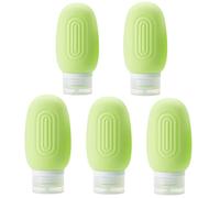 Misaakoeq Bottiglie da viaggio, Bottiglie da viaggio - Bottiglie da toilette a prova di perdite | Accessori da viaggio comprimibili, bottiglia da viaggio liquida ricaricabile per shampoo, balsamo,