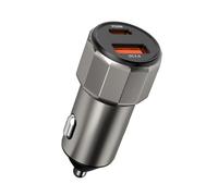 Misaakoeq Caricatore Per Cellulare In Automobile, Con Due Porte USB Type-C PD 30W E QC3.0, Adattatore Caricabatterie per Automobili, Per Smartphone, Tablet, Camion, Veicolo, Casa, Interni, Donne E