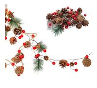 Misaakoeq Di Natale LED | 2 Metri Decorazione Artificiale Per La Casa | Fatate E Decorazioni Per Le Feste Natalizie - Per Esterno Festa Ghirlanda Soggiorno Camera Da Cucina Vacanza