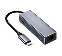 Misaakoeq Docking station per laptop, dock USB C, adattatore multiporta con ingresso PD da 100 W, trasferimenti di dati portatili per ricarica e trasmissione dati