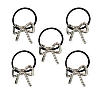 Misaakoeq Fermaglio per capelli con fiocco, elastico in metallo, accessorio da donna, alla moda, per viaggi, shopping, uscite casual, matrimoni, feste scolastiche, feste, ragazze e donne