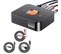 Misaakoeq Ricevitore wireless per stereo domestico, stereo ad alta fedeltà, trasmettitore ricevitore wireless, per casa, TV, giochi, film, riproduzione di musica, riunioni all'aperto in auto